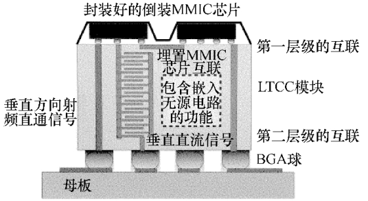 圖 6 毫米波模塊中的 BGA 封裝互聯(lián)