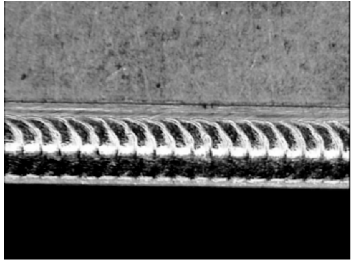 圖 13 激光焊縫外觀