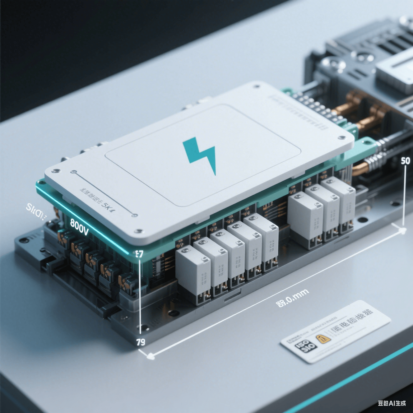 800V平臺陶瓷基板：AlN材料實(shí)現(xiàn)＞5kV絕緣與8mm爬電距離