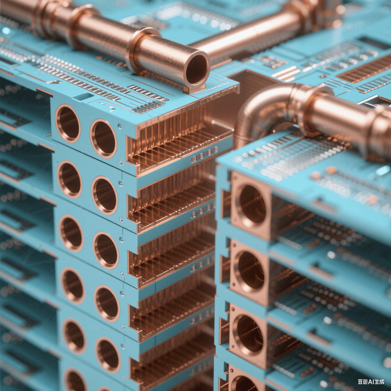 FPC層間互聯(lián):鍍銅通孔(PTH)技術剖面圖 FPC層間互聯(lián):鍍銅通孔(PTH)技術剖面圖