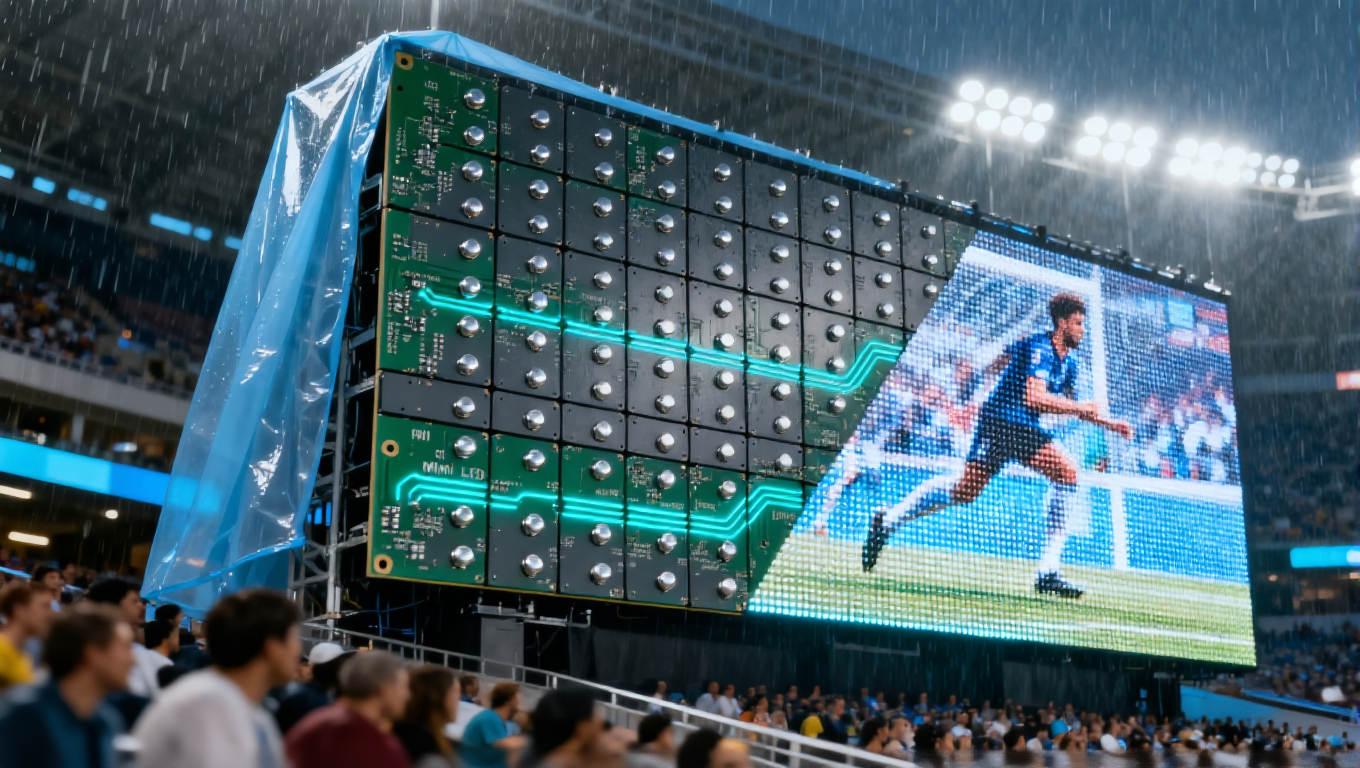 戶外 LED 顯示屏鋁基板場(chǎng)景