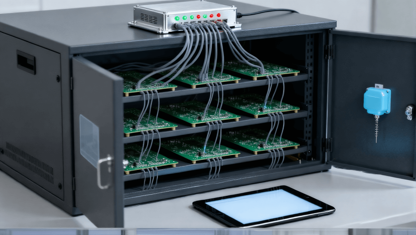 PCB智能老化測(cè)試 物聯(lián)網(wǎng)監(jiān)控 數(shù)據(jù)采集模塊 溫度傳感器