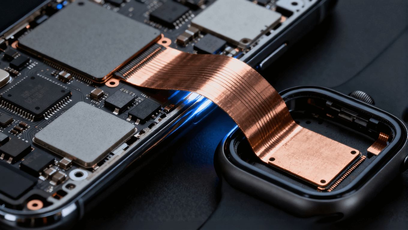高頻高速覆銅板應用于智能手機與智能手表內(nèi)部場景